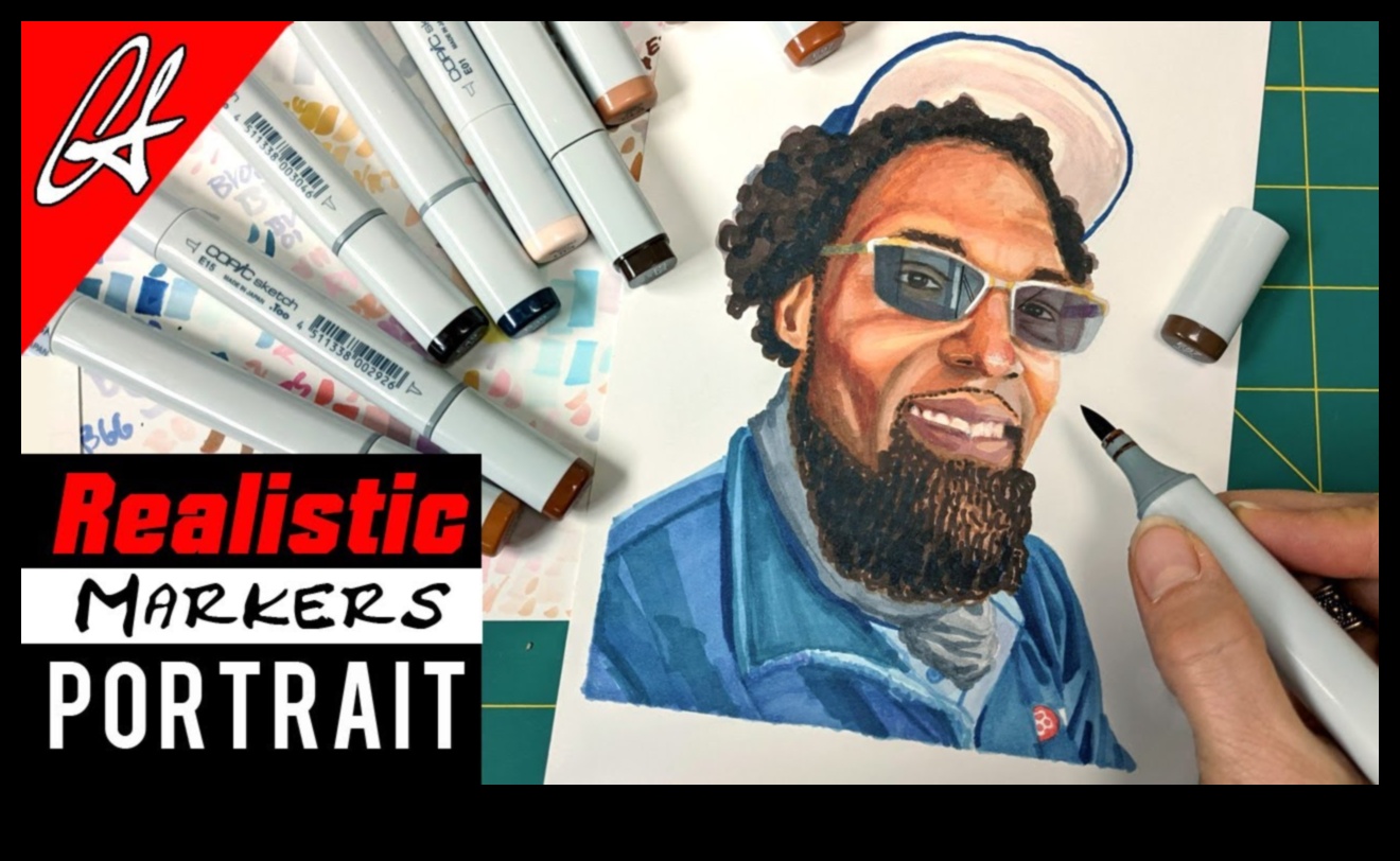 Κύριος ρεαλισμός δείκτη με αυτές τις 5 τεχνικές 3 Εργαστήριο Marker Realism: Techniques for Professional Art