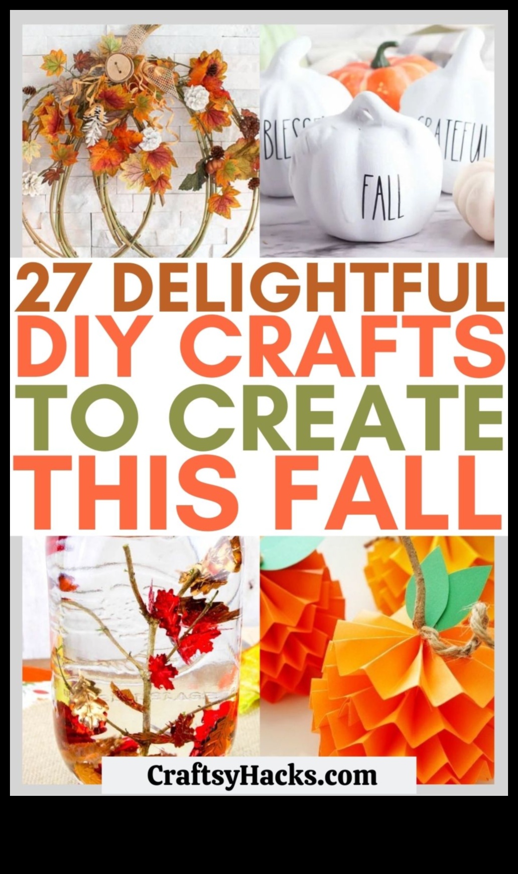 10 DIY φθινοπωρινές χειροτεχνίες για να φτιάξετε με παιδιά 5 Φθινοπωρινή αφθονία: DIY χειροτεχνίες εμπνευσμένες από το Fall's Bounty